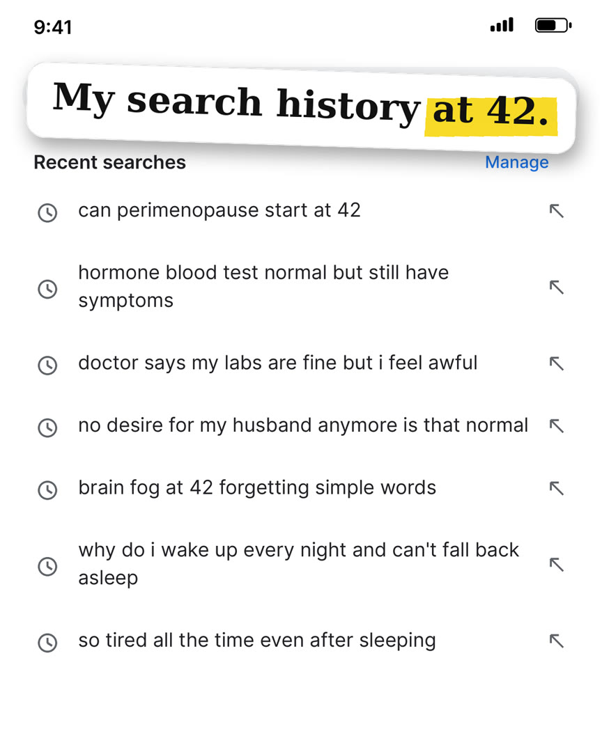 Search-history static ad