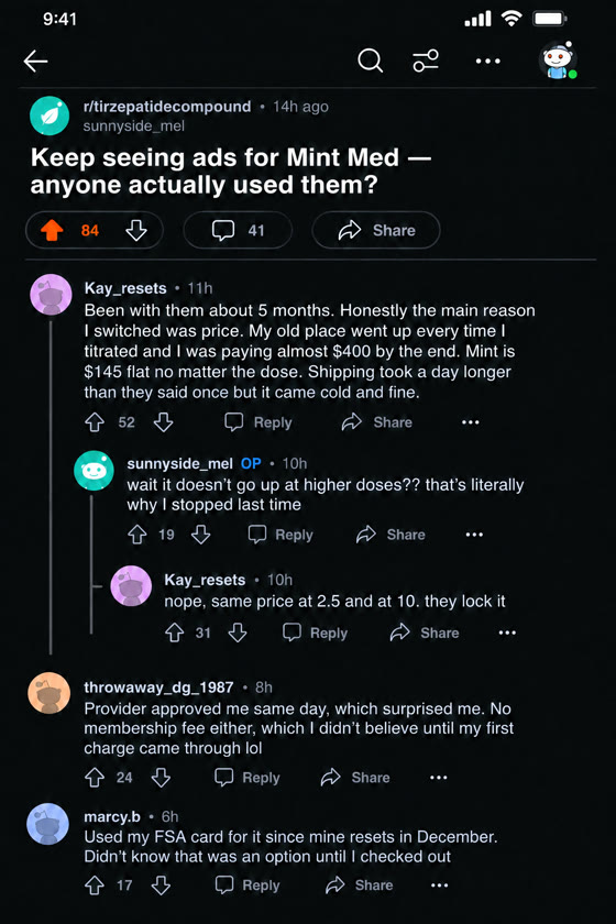 Forum-thread static ad
