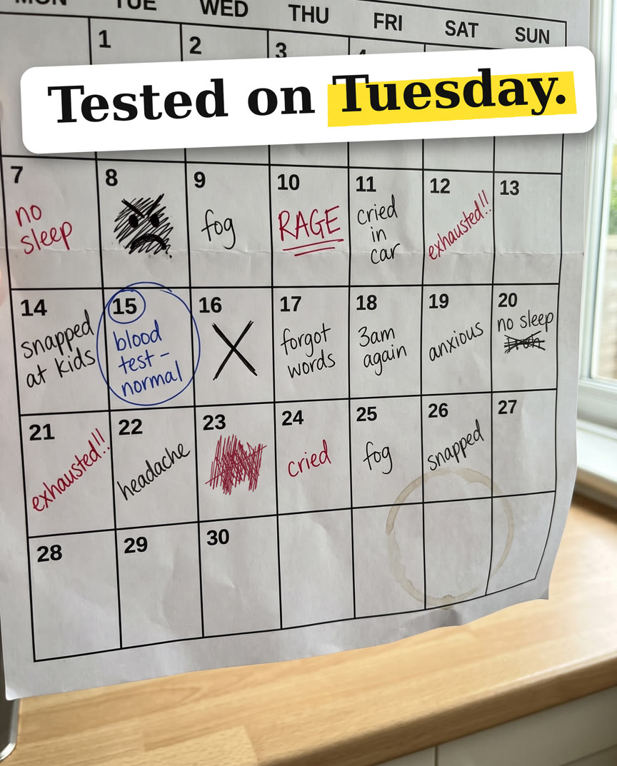Calendar static ad